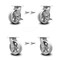 Service Caster 6 Inch V Groove Semi Steel Caster Set with Roller Bearings 4 Swivel Lock 2 Brake SCC-30CS620-VGR-TLB-BSL-2-BSL-2 - alternate 1